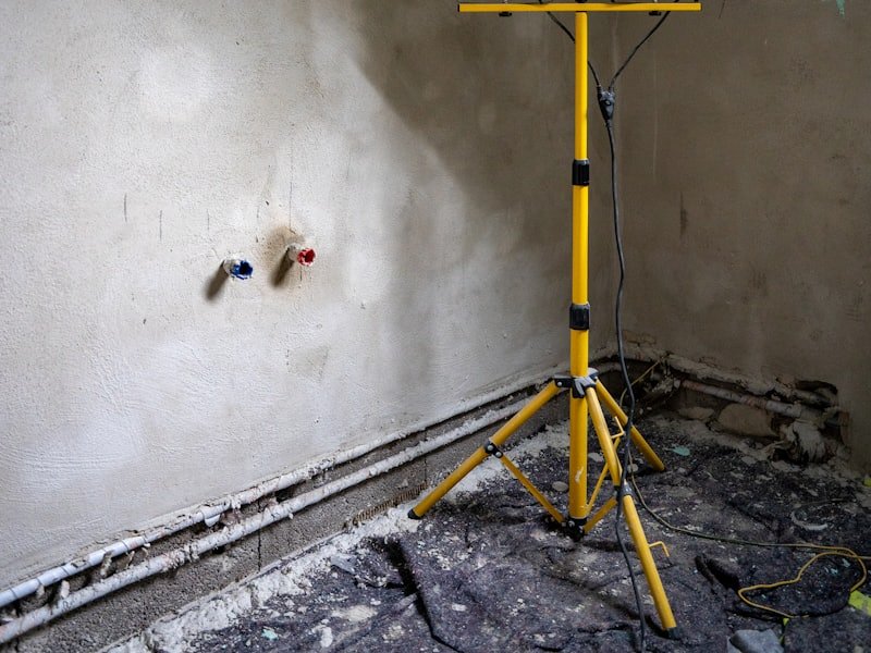 Altbau in Voxtrup, Wände vor dem Anstrich auf Q3 gespachtelt