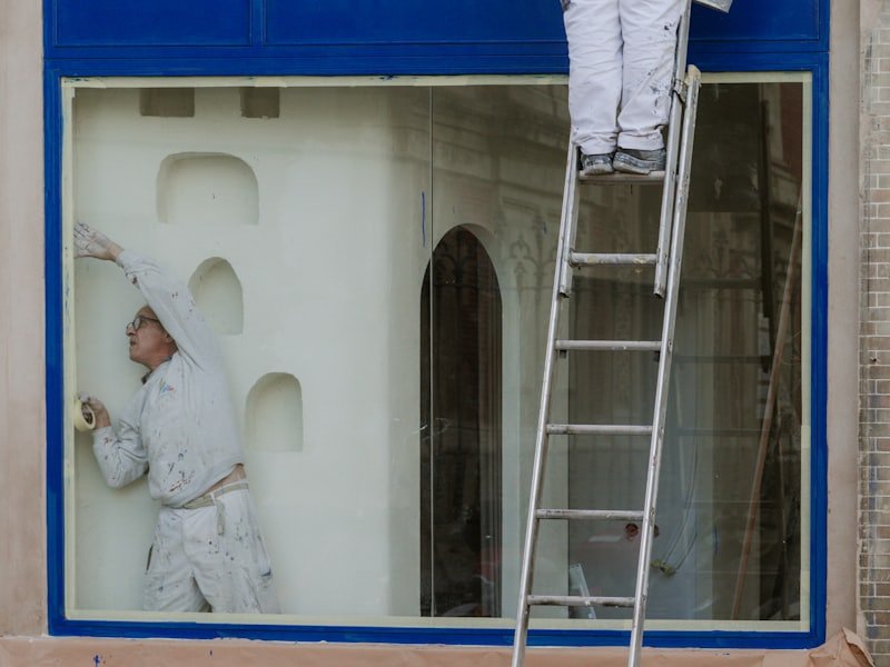 Holzfenster am Westerberg, Schutzanstrich erneuert